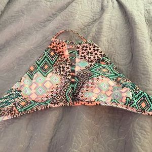 Pink patterned swimsuit